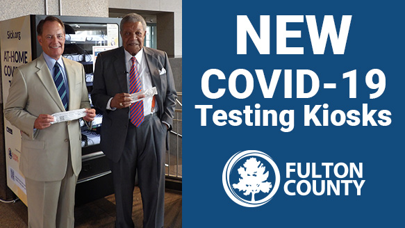 a photo about COVID-19 Testing Kiosks