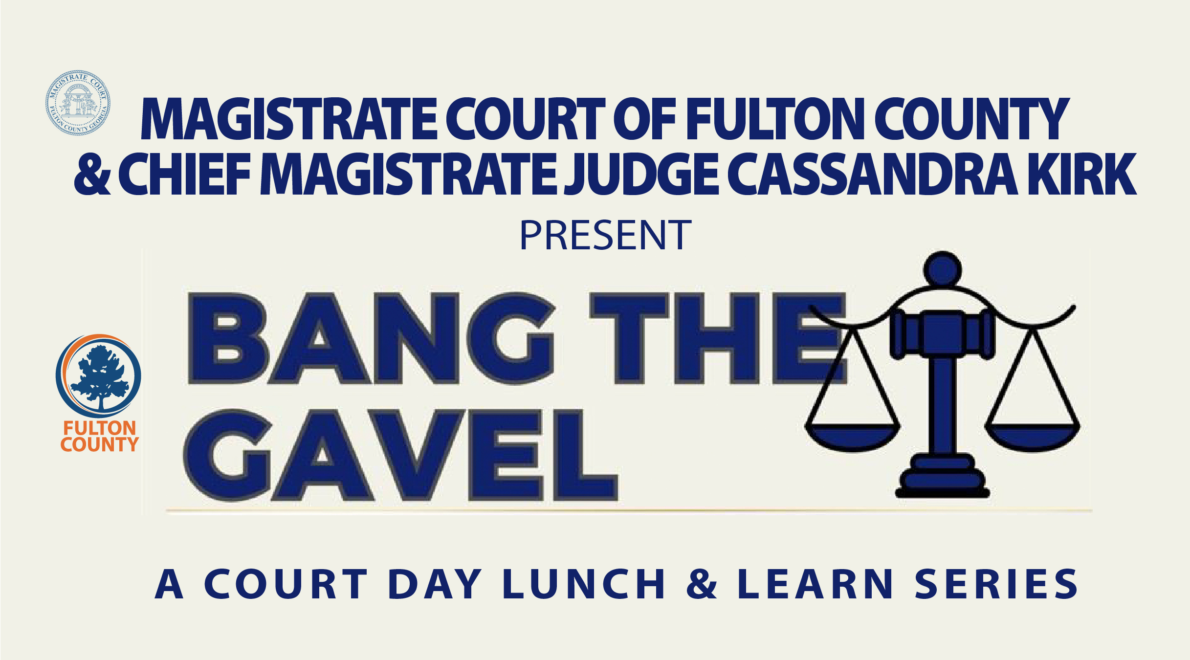 Bang the gavel a court day lunch and learn