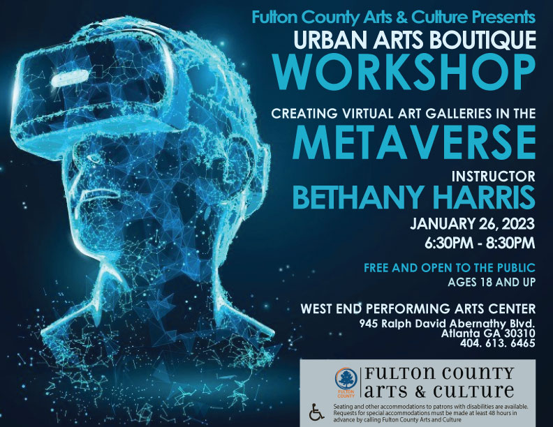 Urban Artist Boutique Workshop - Creating Virtual Art Galleries in the MetaVerse