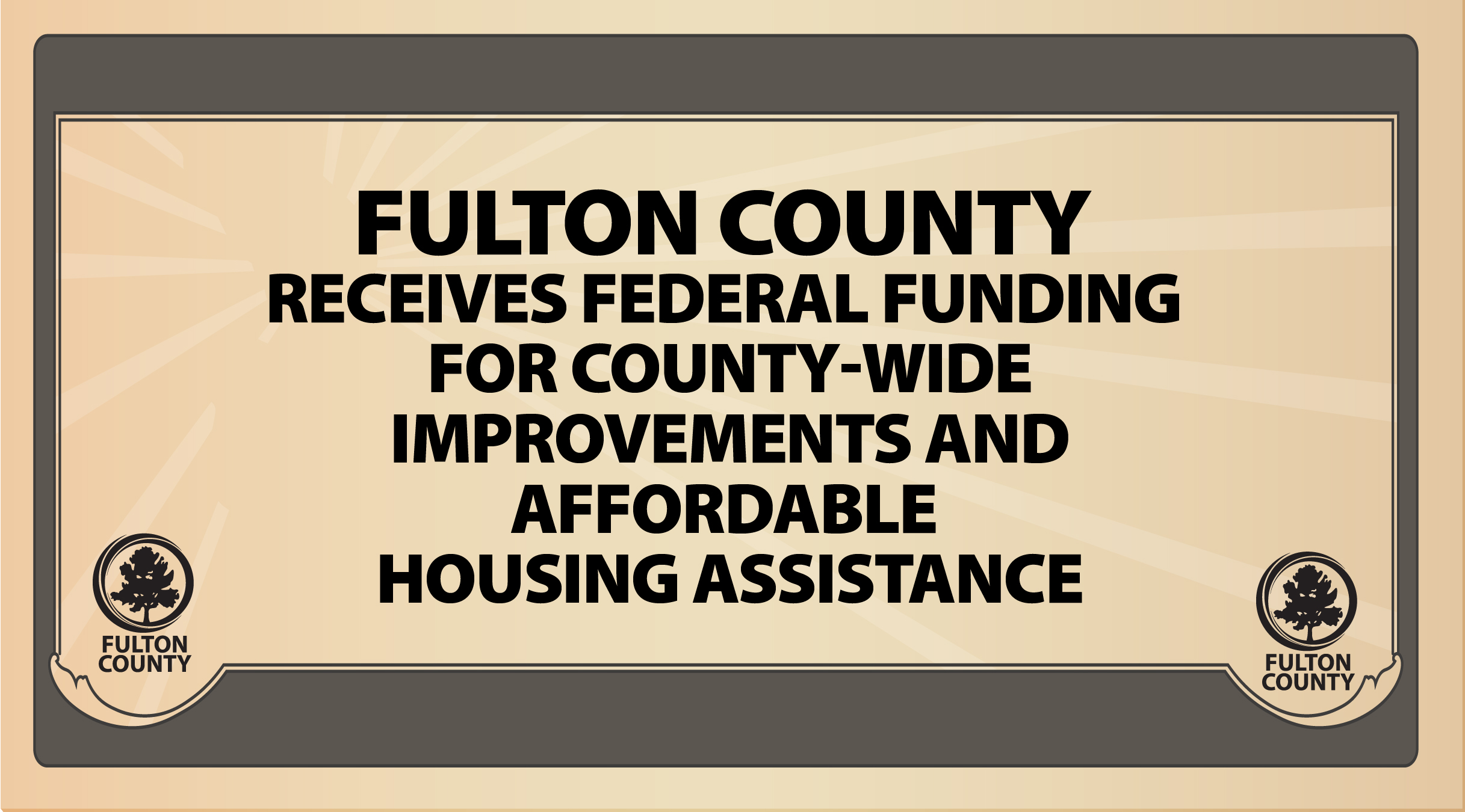 Fulton County Receives Federal Funding For County-Wide Improvements And ...