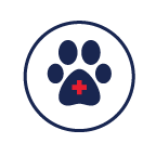 icon representing vaccinations and neutering for pets