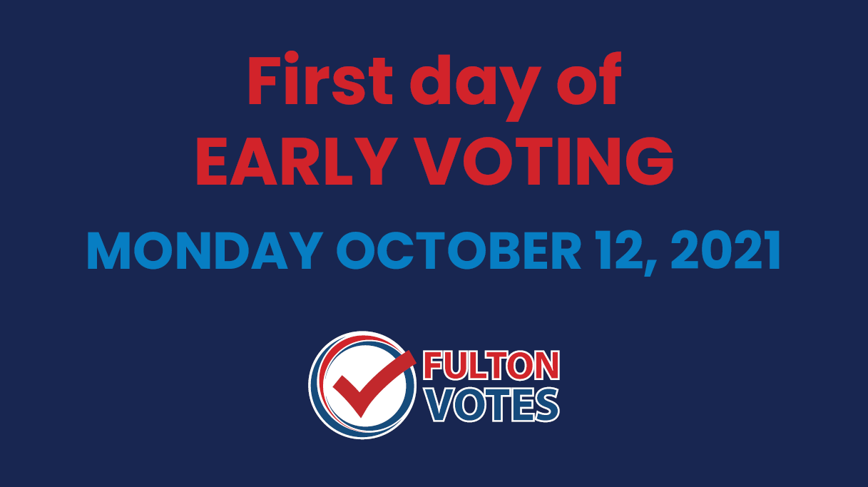 First day of early voting october 12