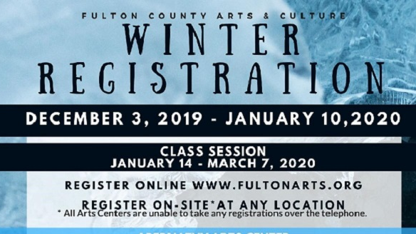 arts winter registration 2019-2020